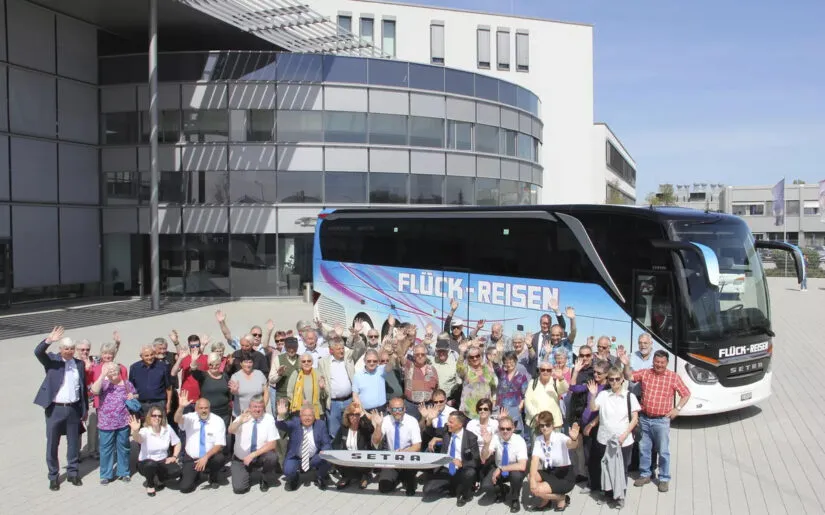 Abholung neuer Reisecar in Ulm