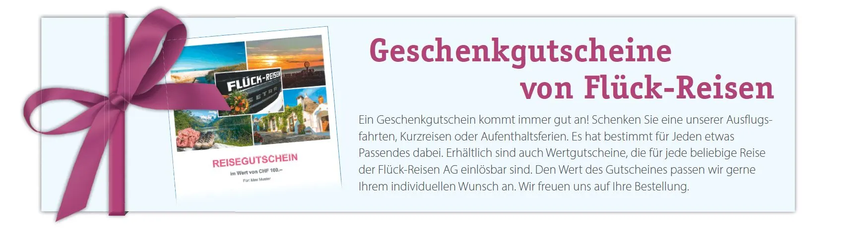 Flück-Geschenkgutschein