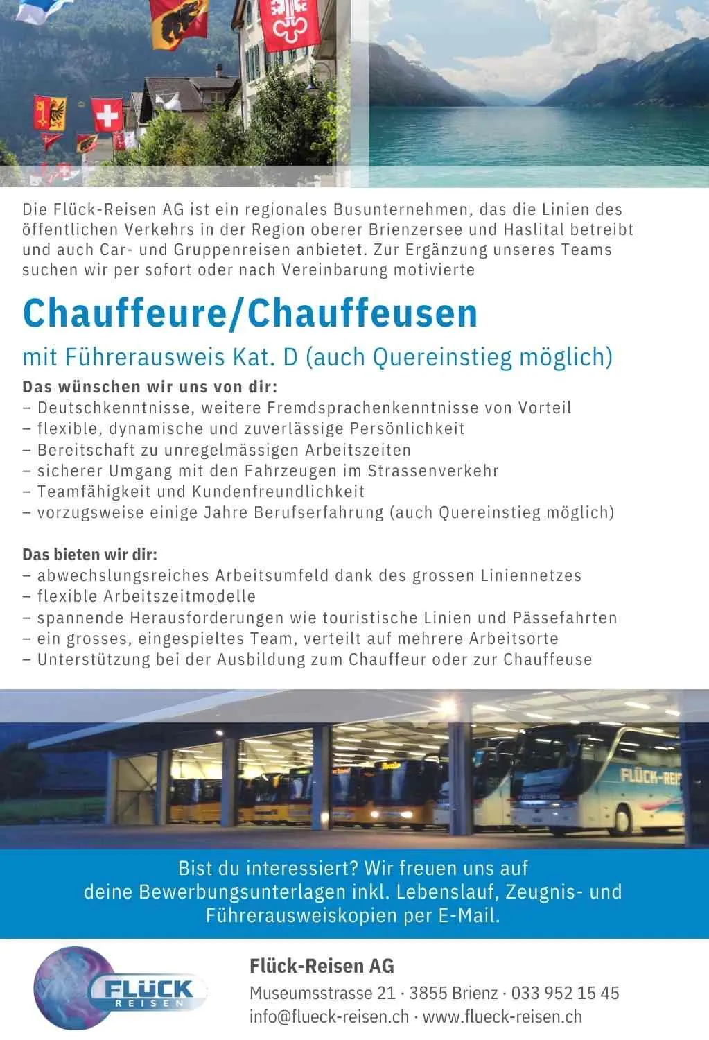 Stelleninserat Chauffeur neutral (1) Stelleninserat Chauffeur neutral (1)